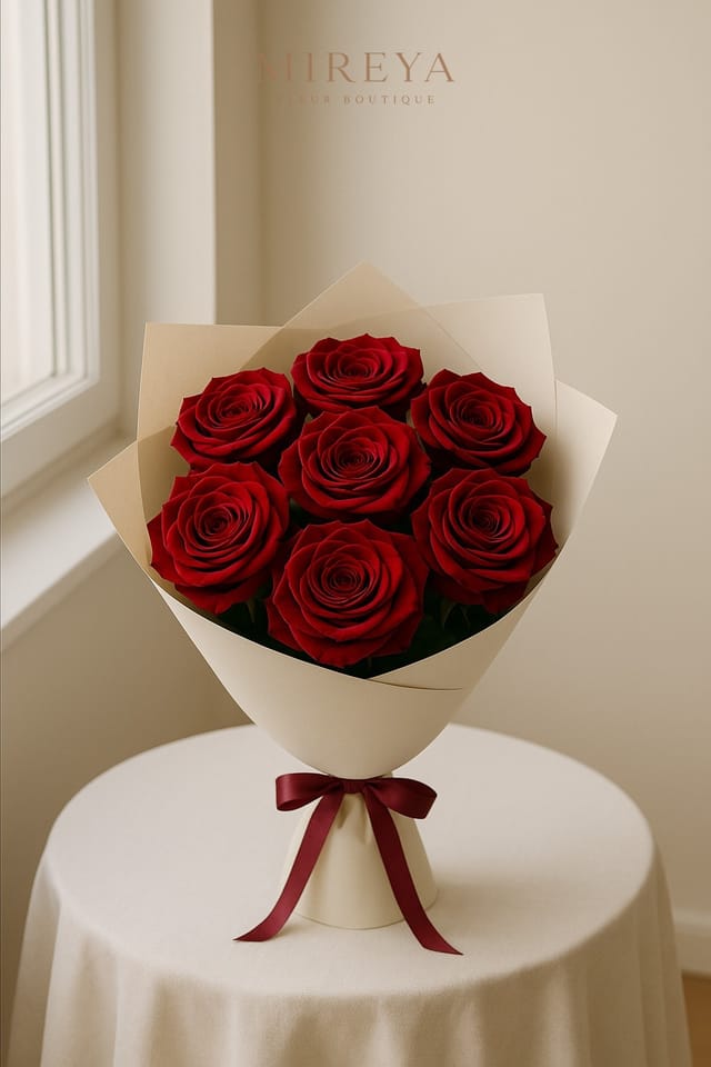 Bouquet Amore — 9 roses rouges