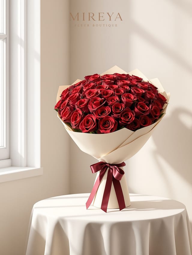 Bouquet Classic — 35 roses rouges